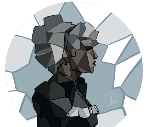 moshler:cloudy It’s my elemental babe in this ridic cool stained-glass style! I love how you t