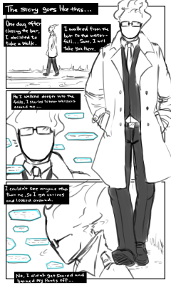 seto-gin: Hey guys, long time no post. I was working on this the whole time… I wanted to do some Grillster (Grillby x Dadster) drawing and it ended up to be a whopping nine page comic…Which amazingly took forever for me to do…(((((^q^;))))I did