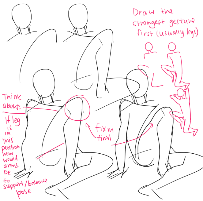 kelpls:YEAH lots of people asked about bodies and poses SOUMM THERE”S not much