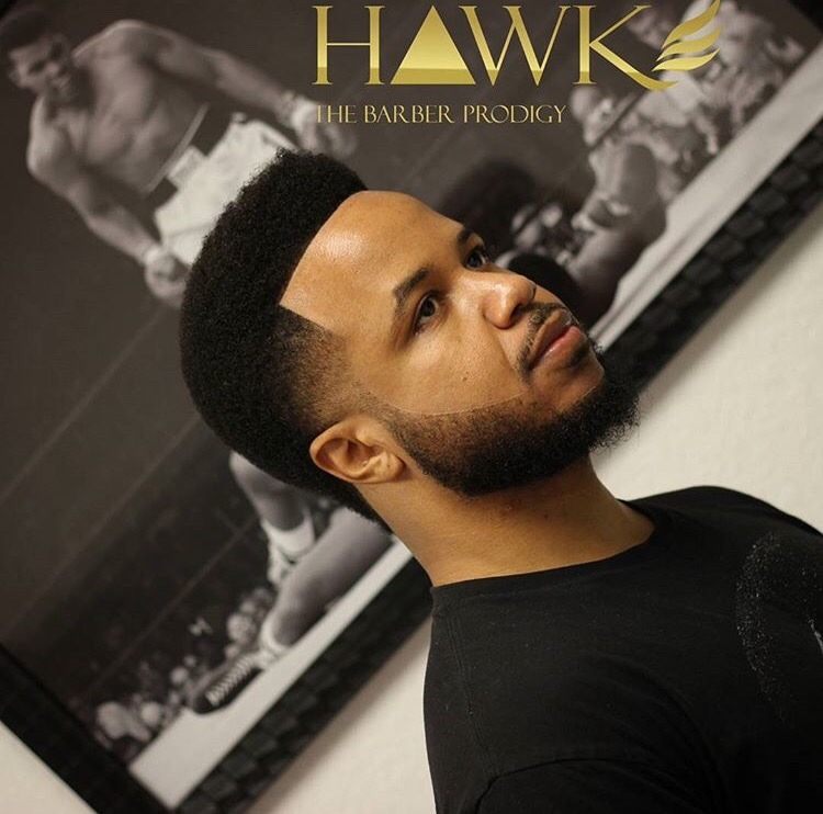 killthebloodyredprinceofdeath:  afro-arts:  Hawk The Barber Prodigy  www.styleseat.com/hawkdabarber