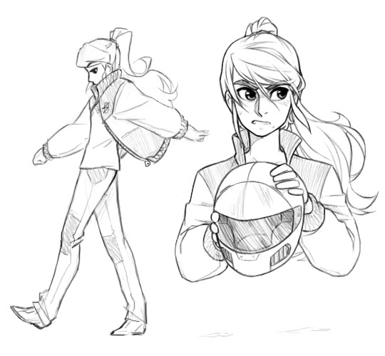 guilherme-rm:  Jacket Samus I wanted to draw this design again without the P3/4 style.