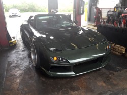 moustacherides:  chadneuweiler:  Kyle’s RX-7  That colour is phenomenal