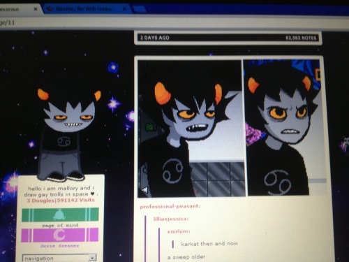 gerardwhore:  The evolution of karkat from sircuddlebuns blog 
