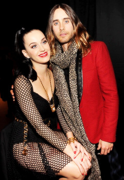 iheartkatyperry:  Katy and Jared Leto backstage at the MTV EMA 2013 