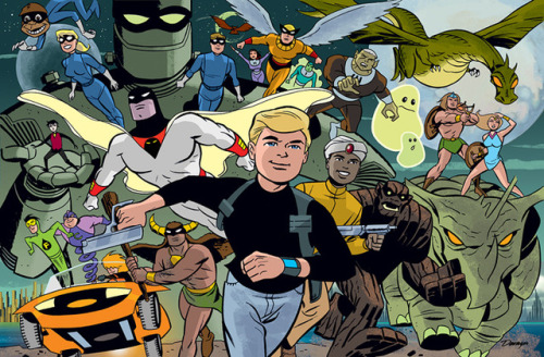 theartofthecover - Future Quest, the Hanna-Barbera Action Heroes...