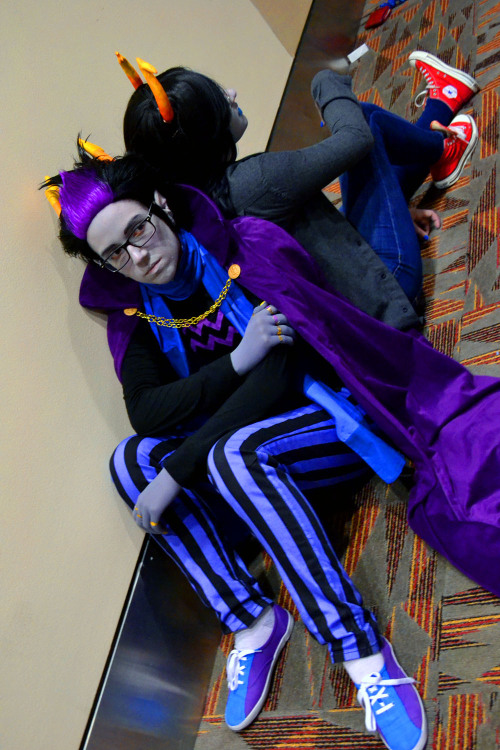 Eridan Ampora and Vriska Serket at Otakon 2013~ Set 2. Eridan / Vriska / Photographer