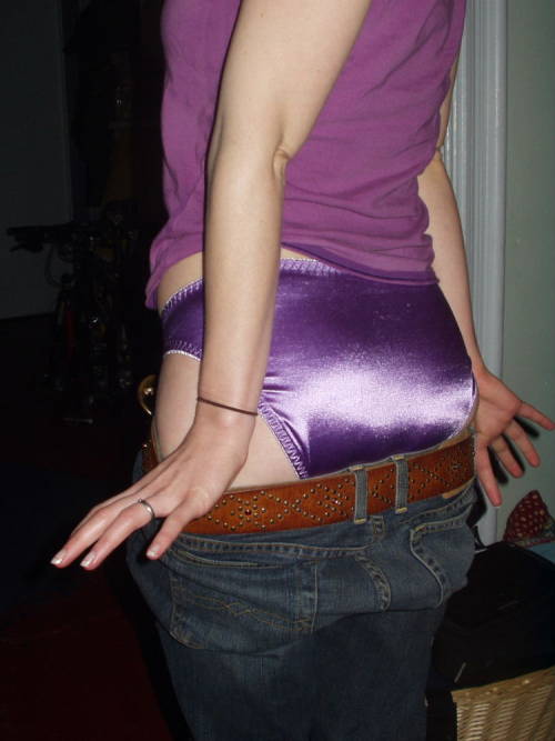 buddog4200:  highcutbriefs:  Purple it is! From my personal collection.   HOT!  Nice