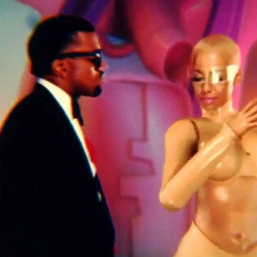 d4ytim3:Amber Rose for Kanye West’s unreleased Robocop video. directed by Hype Williams