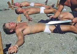 Vintage Gay Beach Boy Bondage