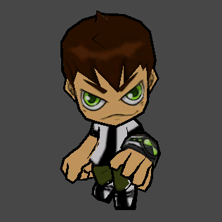 Unused “Ben 10″ (Original Series) Cartoon Network: FusionFall Assets