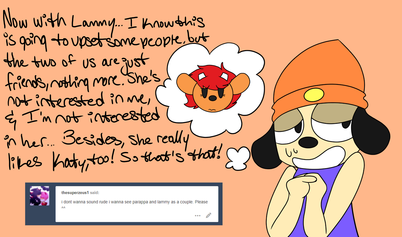 Ask Parappa Parappa I Hope This Sort Of Clears Things Up