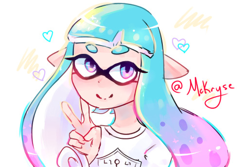 slowly relearning how to draw squids again<33