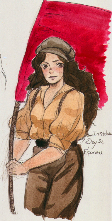 pilferingapples:flyingbra:Eponine day 24Wow, her hair looks fantastic! So billowy :D.  I really