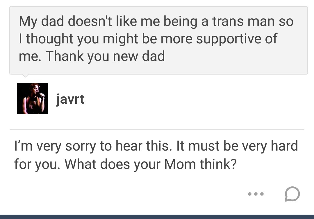 witch-with-a-dick:  javrt:Warriormale is my dad now and I love him  this is wholesome