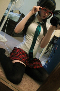 cosplaygirl:  Mari Makinami Evangelion School