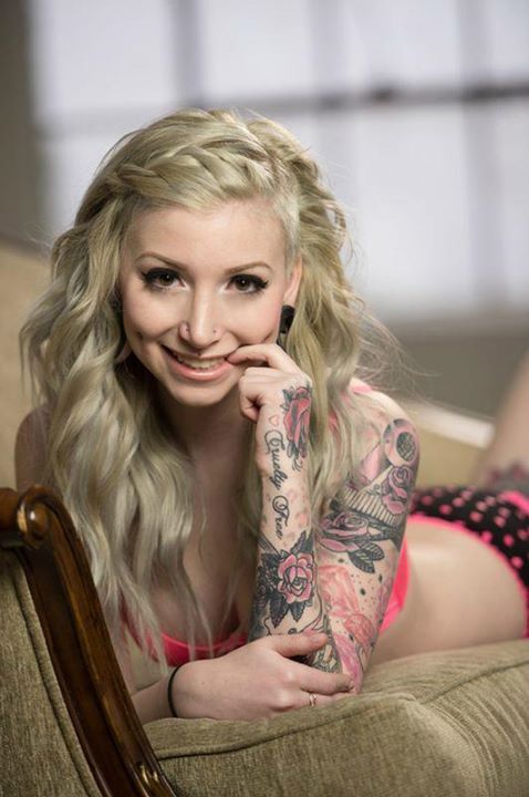 vegan-tattoos:  Model: Morgan Joyce