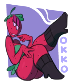 slbtumblng: sockinabox: yeah she’s easy to draw and also a strawberry I wish i could have these skillls anytime i draw her.  same T ^T