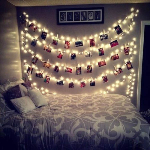 Displaying Your Photos with String Lights