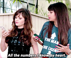 rumpledsmalltownpi: Jess knows Nick’s number by heart. 😍