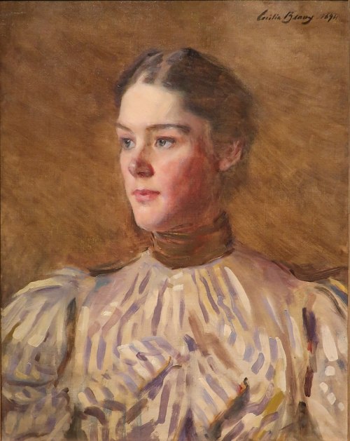 Cecilia Beaux (1855-1942) was an impressionist portrait painter, one of the most successful artists 