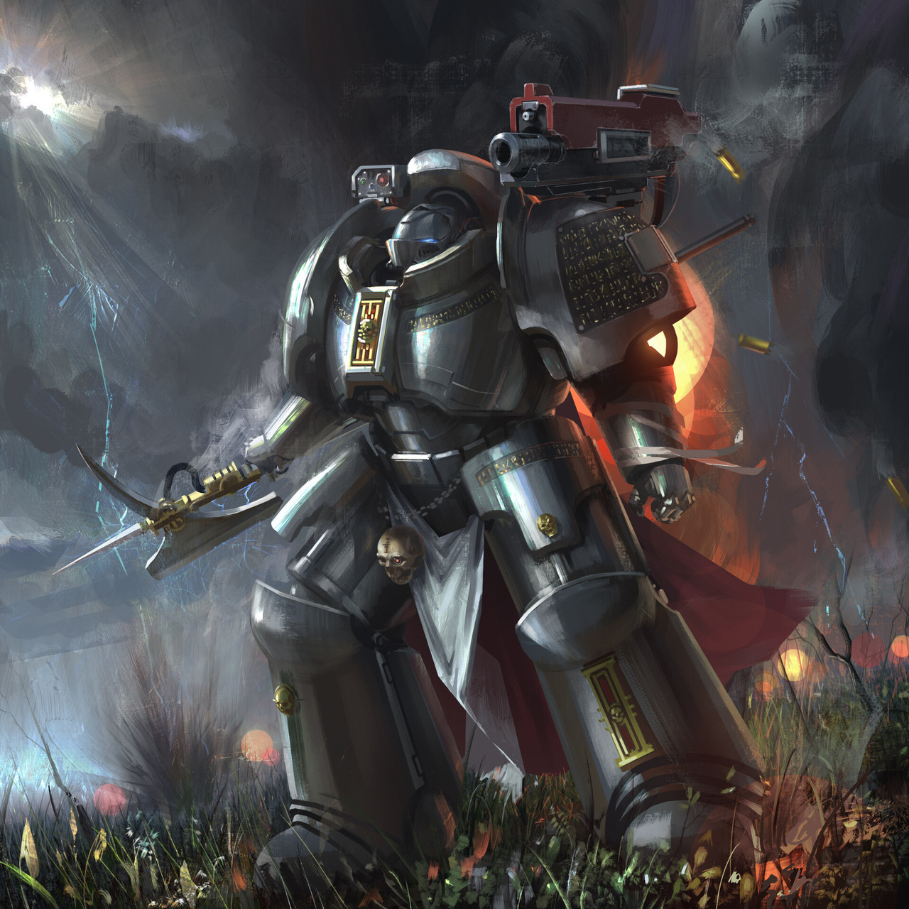 Warhammer 40k Artwork Grey Knight By Hammk