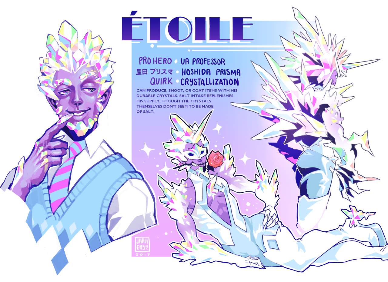 japhers:   Prisma Hoshida / Étoile Masterpost!  ♢ He’s 32 and he teaches chemistry