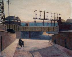 peira:  Elwin Hawthorne (1905-1954):  St.Pancras Signals (not dated) via BBC 