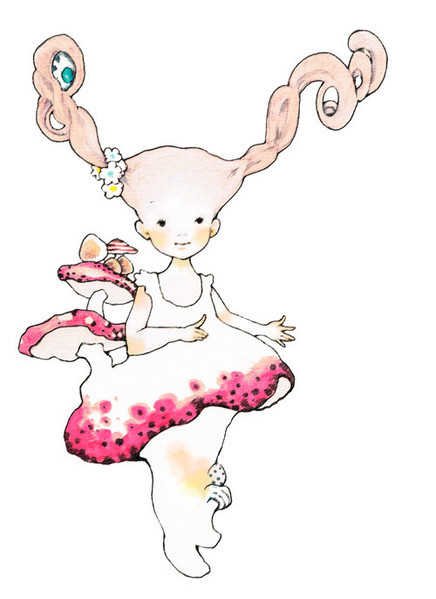 trungles:  Illustrator Yamada Uduki.  They remind me of modern-day Kewpies. 