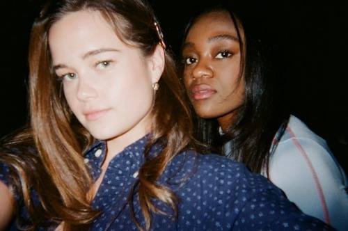 juliettefairmonts: SARAH CATHERINE HOOK & IMANI LEWISBehind the scenes of FIRST KILL 