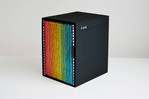 itscolossal:A Massive Catalogue of Stitched CMYK Studies by Evelin Kasikov Merges Printing and Embro