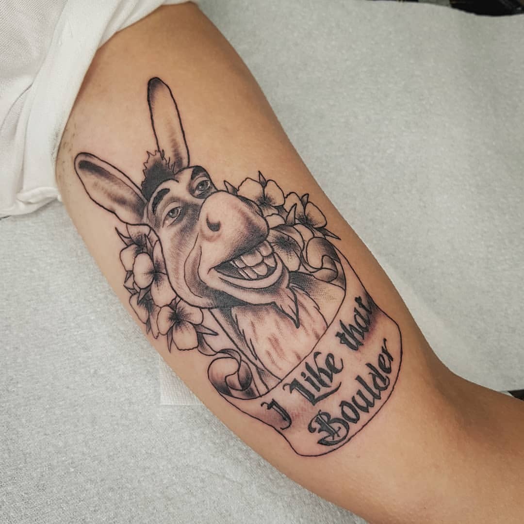 Jaime B Gonzalez  Burro  tatuaje tattoo tatuajes tattoos burro  donkey shrek blackandgrey sombras realismo realism ink inked  tattooer tatuador  Facebook