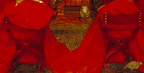 thewaif:  Lucretia Borgia Reigns in the Vatican in the Absence of Pope Alexander VI l (art detail) Frank Cadogan Cowper 