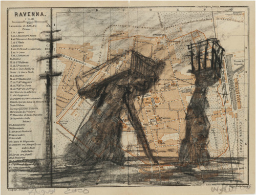 loverofbeauty:  William Kentridge:  Drawing  (2000)