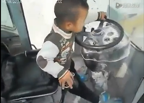 I just saw a video of a 5 year old operating a front loader on a construction site. Completely legitimate, and like a pro. This is a front loaderThis is who was operating itI want to post the video but its on facebook and I have no idea what it might