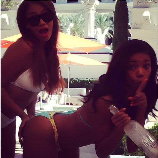 youngblackandvegan:  athleticsistas:  Taraji P. Henson, Gabrielle Union, Meagan Good,