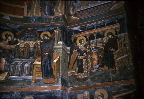 Paintings in St. Demetrius Church in Markova Sušica, Macedonia; 14th century
