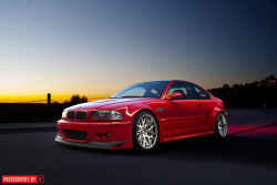 theautobible:  RICK_E46_FRONT_3QUARTER_SUNSET