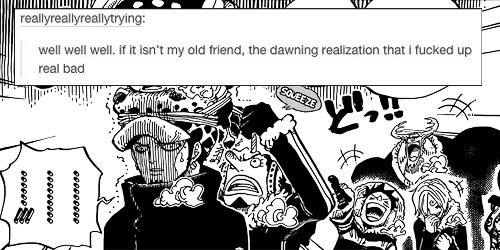zetsuuen:  One Piece Text Post Meme feat. Law