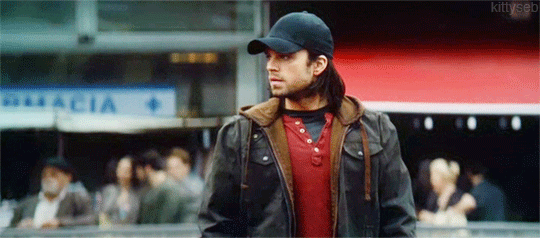 This whole scene of Bucky on the streets of Bucharest kills me, every time. Here’s
