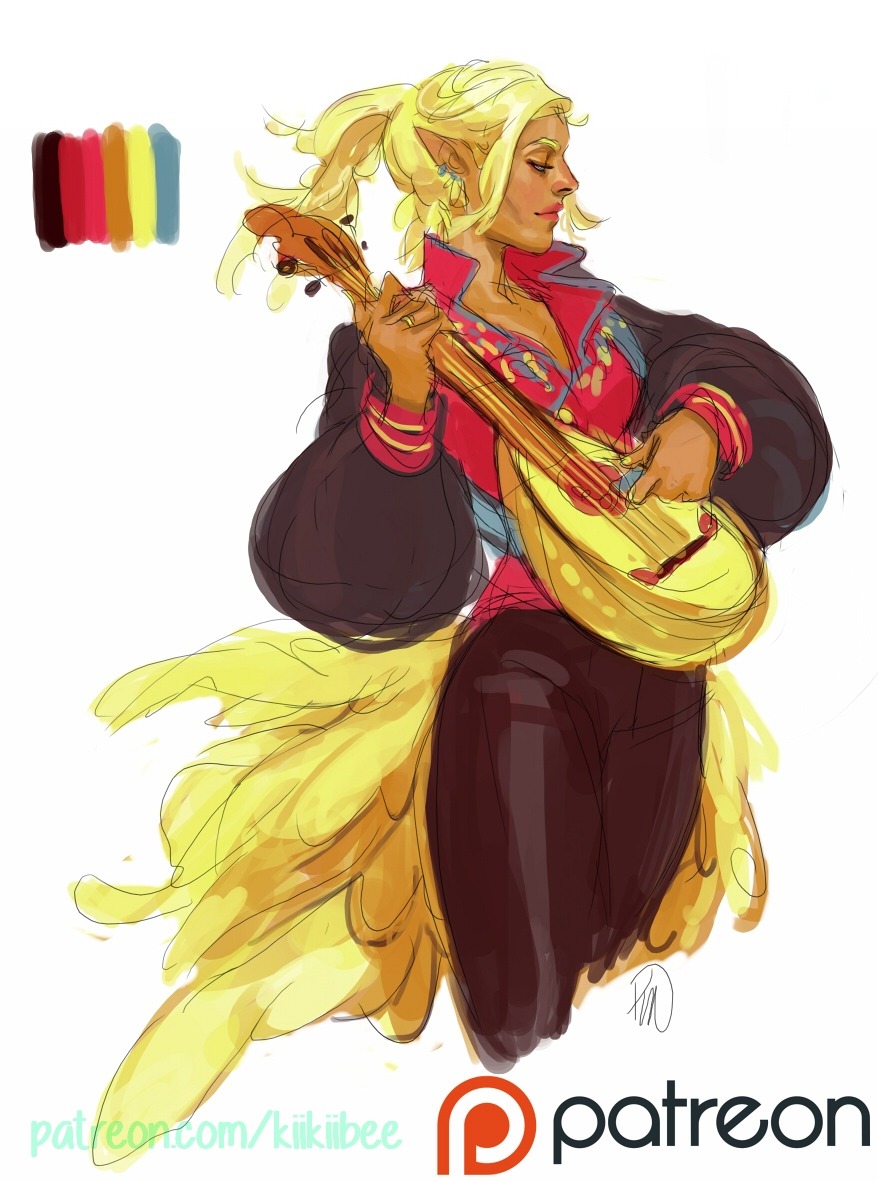 kiikiibee:I offered up a color palette challenge over on my Patreon and the first