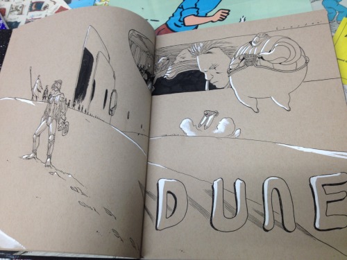 joekeatinge: Two new sketches for my Dune book, from Simon Roy and Brandon Graham. cc: @royalboiler