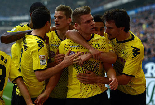 Lukasz’s first derby goal, 14.04.2012. He equalised to make it 1:1 and then Kehli scored Dortm