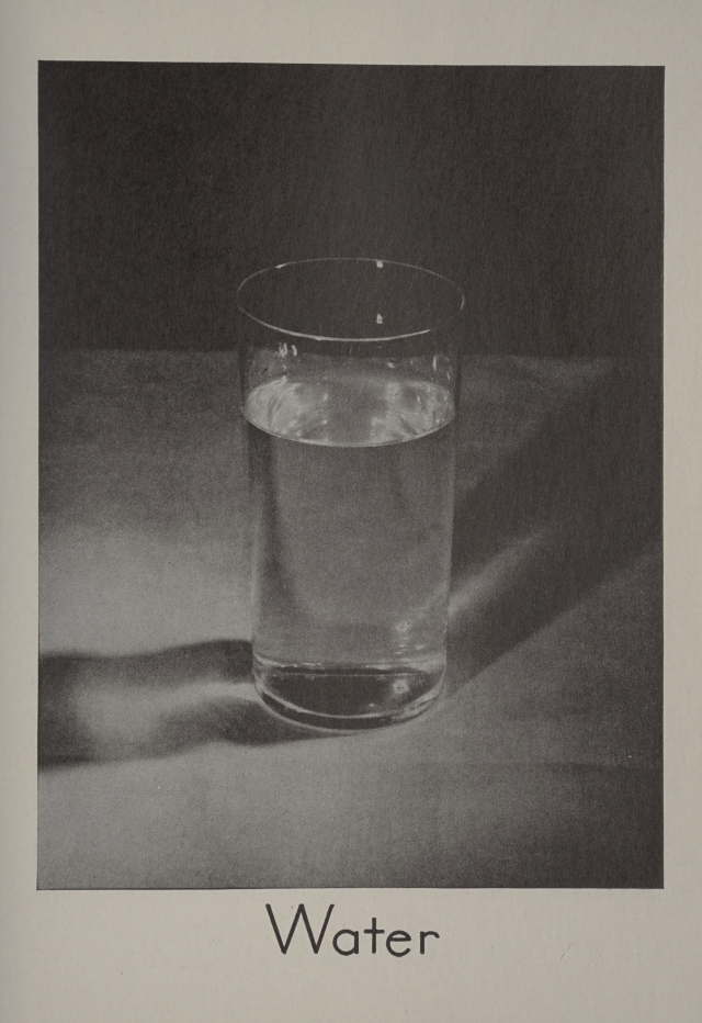 Water. Time to eat, a picture book of foods. 1938. Internet Archive