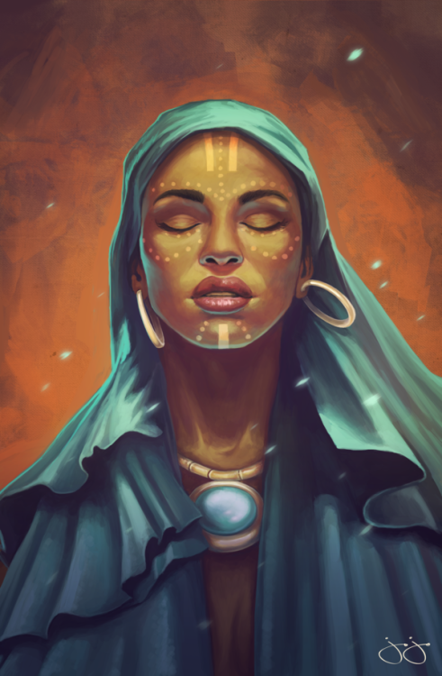 fyblackwomenart:  M A L I A by smojojo