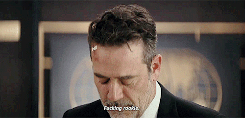 Jeffrey Dean Morgan In The Bloopers For Rampage