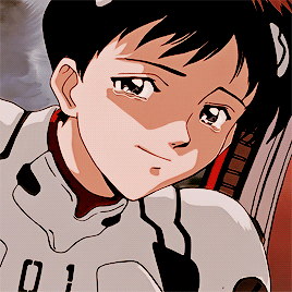 myrcella:Why don’t you try smiling?Neon Genesis Evangelion (1997) X Evangelion 1.0 You Are (Not) Alo