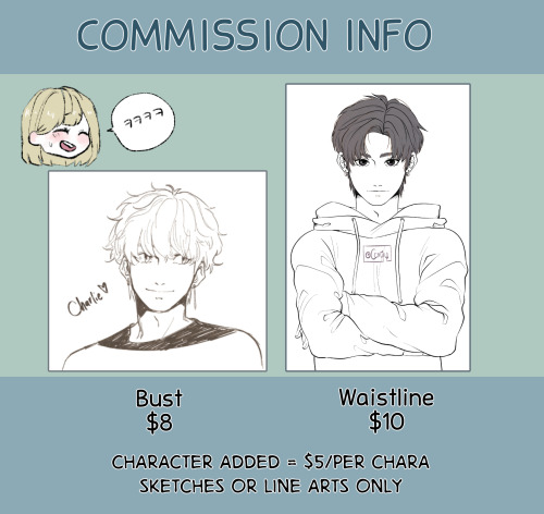 cchen100: cchen100: COMMISSIONS [OPEN] Hallo– I’m opening commissions for 5 slots again for this mon