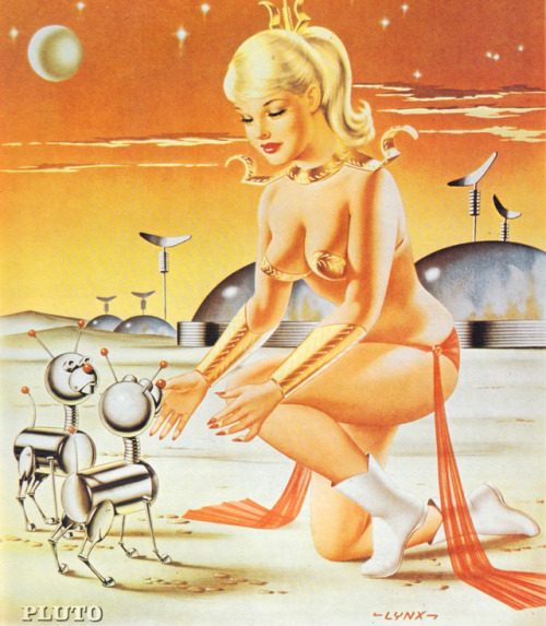 Porn photo ‘Pluto’, illustrated by Lynx (1965).