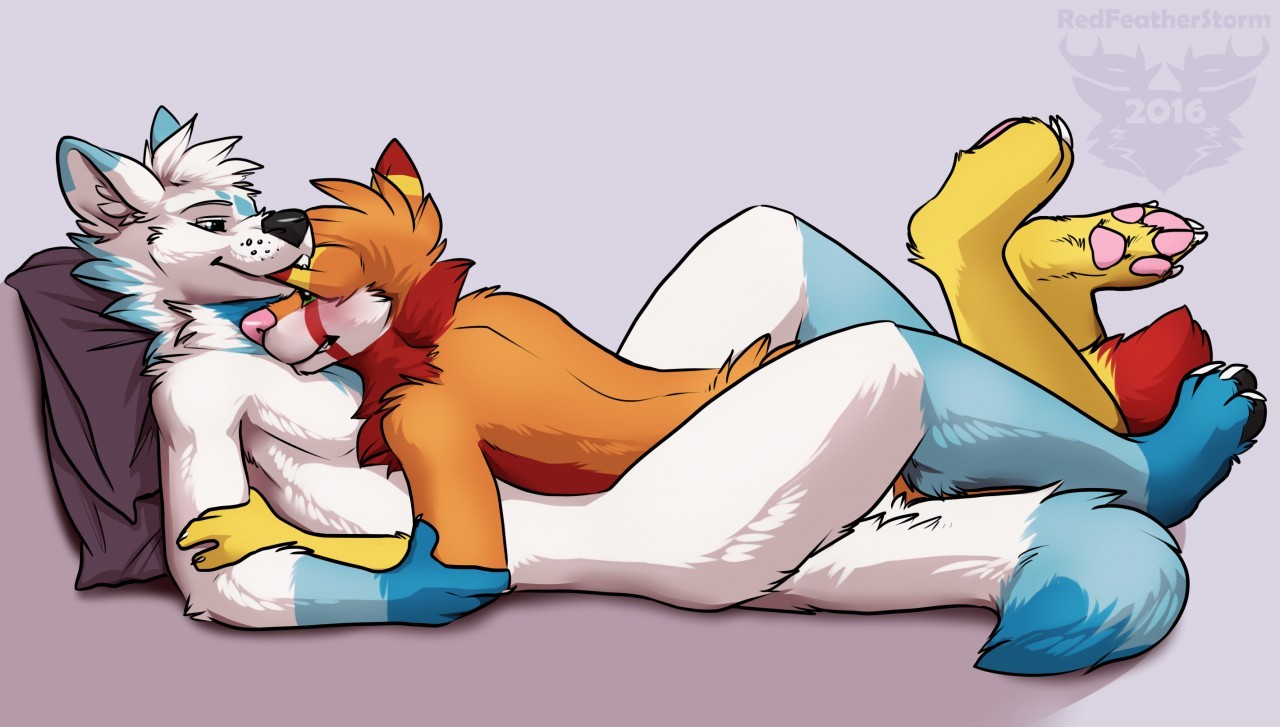 furrywolflover:Snugs commission - by RedFeatherStorm&lt;3