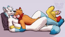 furrywolflover:Snugs commission - by RedFeatherStorm<3